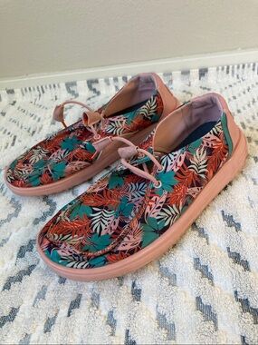 Hey Dude Wendy H2O Floridian Boat shoe Slip on Loafer Sneaker Quick Dry Sz 8
